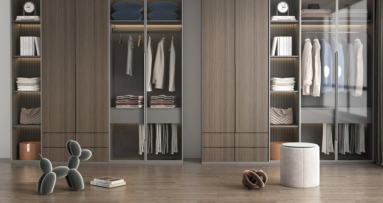 Bi-Fold Glass Partition
